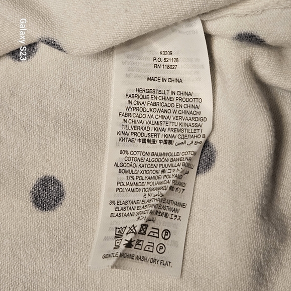 Boden Polka Dot Navy White Knit top - Picture 4 of 12